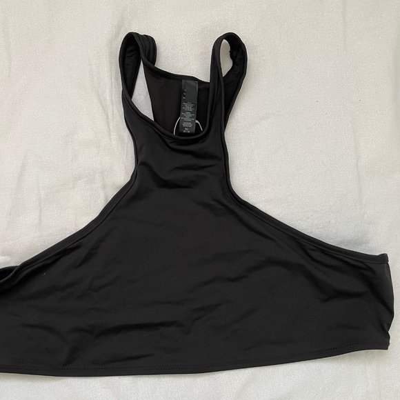 SKIMS - Signature Swim - High Neck Racer Top | Size: 3X | Color: Onyx | NWT/NEW - Picture 11 of 11
